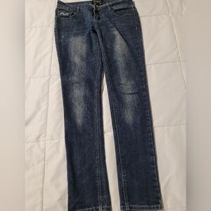 Thrill Blue Skinny Jeans Sleek Fit